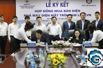 Ký hợp đồng mua bán điện Nhà máy điện mặt trời Cam Lâm VN