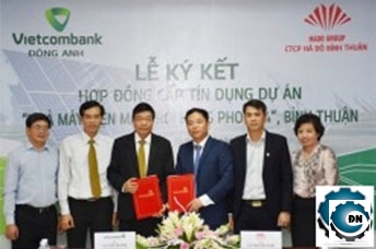 Ký hợp đồng tín dụng dự án điện mặt trời Hồng Phong 4